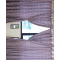 Handwoven Multi Treadle Cotton Cutains Set of 4_Handwoven Multi Treadle Cotton Cutains Set with loops