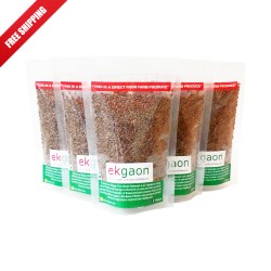Ekgaon Raw Flax Seed (Pack of Five) 500g