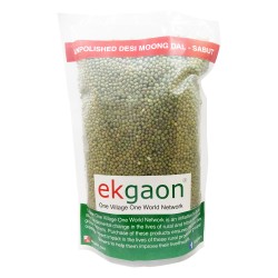 Unpolished Desi Moong Dal - Sabut (whole grain with skin Green Gram) 1kg