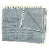 Aegean Waffle Weave Handwoven Cotton Blanket