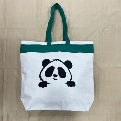 Stencil Printed Handwoven Cotton Bag