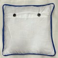 Godna Art Handpainted Handwoven Cotton Cushion Cover