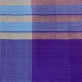 Sky Blue Striped Handwoven Cotton Tablecloth