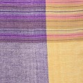 Yellow Striped Handwoven Cotton Tablecloth