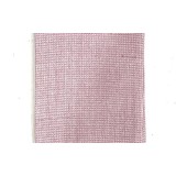 Blush pink handwoven cotton waffle weave towel