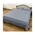 Handwoven Cotton Striped Double Bedsheet with Pillow Cover
