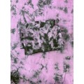 Hand Tie Dyed Hand Woven Double Bedsheet with Pillow Covers