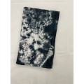Tie Dye Pillow Cover with Plain White Handwoven Bed Sheet_TDSB01
