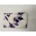 Tie Dye Pillow Cover with Plain White Handwoven Bed Sheet_TDSB04
