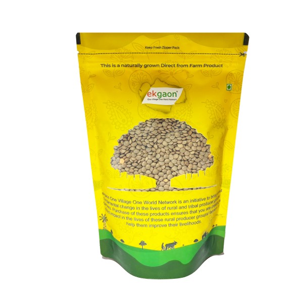 Unpolished Desi Masoor Dal - Sabut 850g