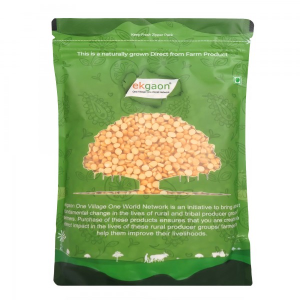 Unpolished Desi Chana Dal (Split Bengal gram) 500 Gms