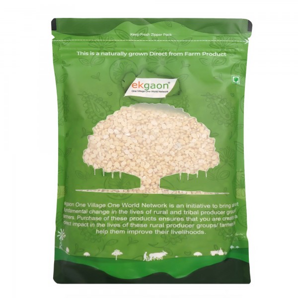Unpolished Desi Moong Dal - Dhuli (Washed & Split Green Gram) 500 Gms