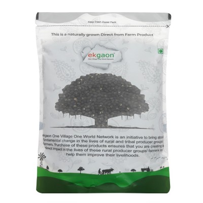 ekgaon Unpolished Desi Urad Dal - Sabut (whole grain with skin Black Gram) 1kg